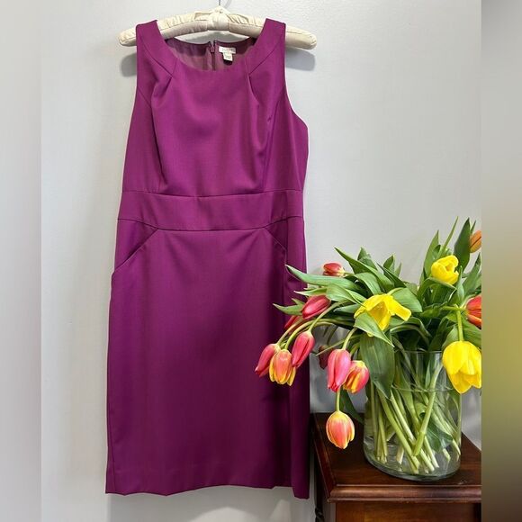 J.Crew Pink Sleeveless Sheath Mini Dress - Picture 1 of 4